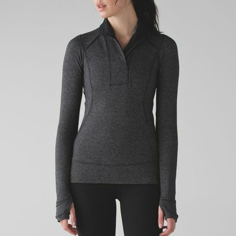 Lululemon Womens Think Fast Athletic Top Size 8 Sporty Stretch Gym Yoga Active